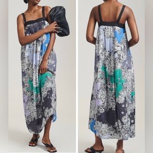 Anthropologie Atsu Printed Maxi Dress, Size L
